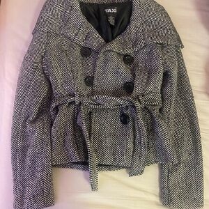 Women's Herringbone Pea Coat